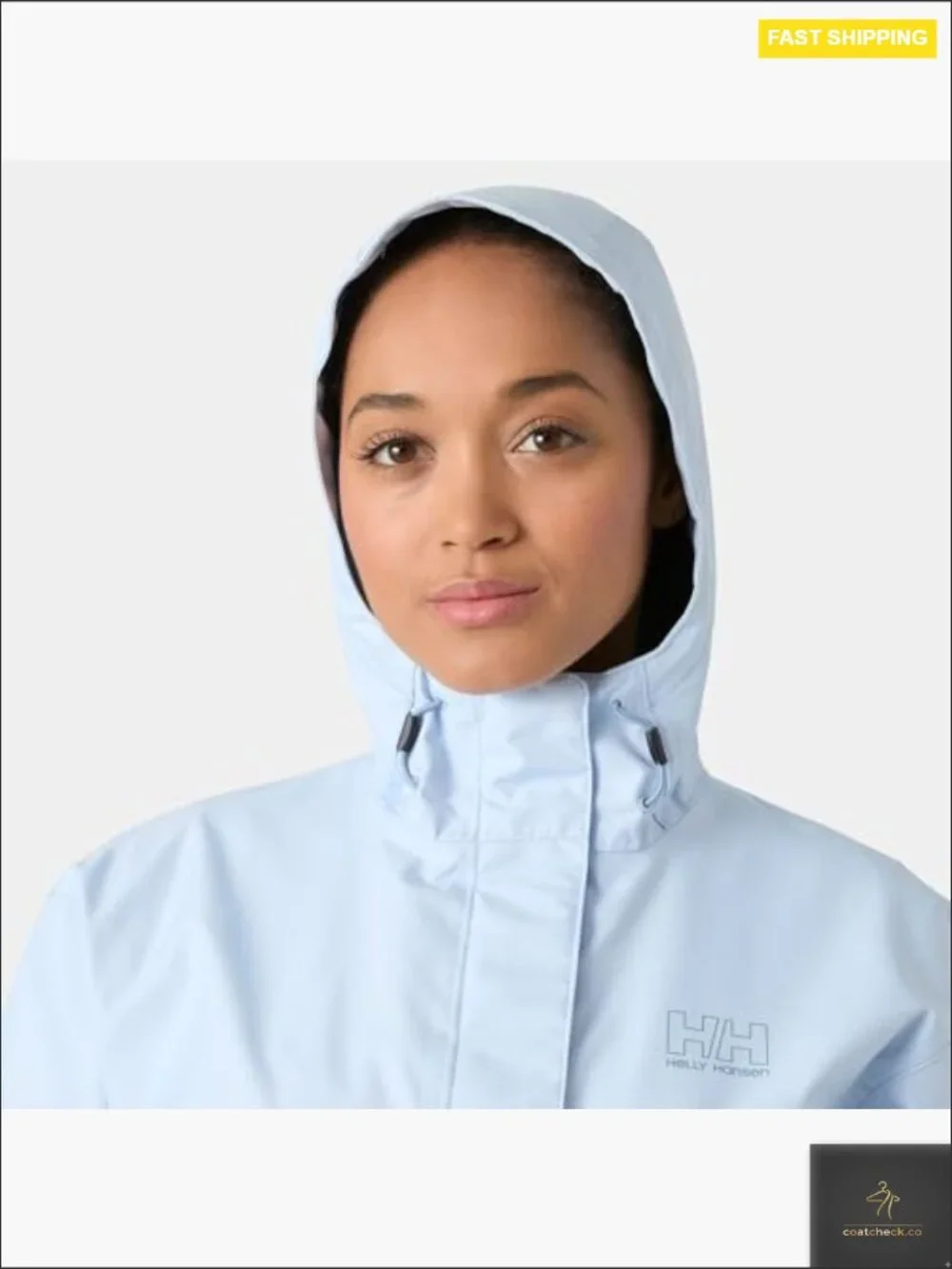 Waterproof Rain Jacket with Adjustable Cuffs Machine Washable Regular Fit - Picture 5 of 7